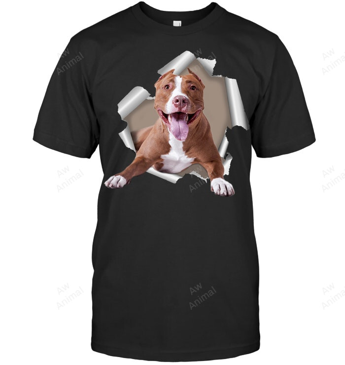 Pitbull Smile Face Sweatshirt Hoodie Long Sleeve Men Women T-Shirt