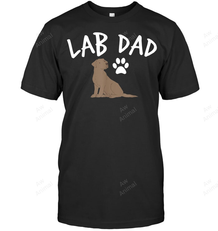 S Labrador Retriever Lab Dad Dog Puppy Pet Lover Men Sweatshirt Hoodie Long Sleeve T-Shirt