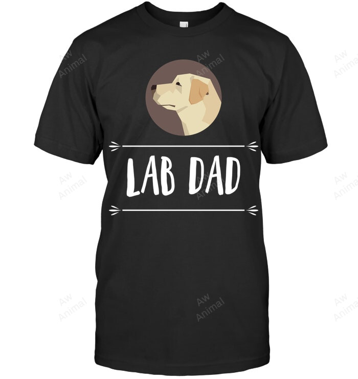 Lab Dad! Yellow Labrador Retriever Dog Men Sweatshirt Hoodie Long Sleeve T-Shirt