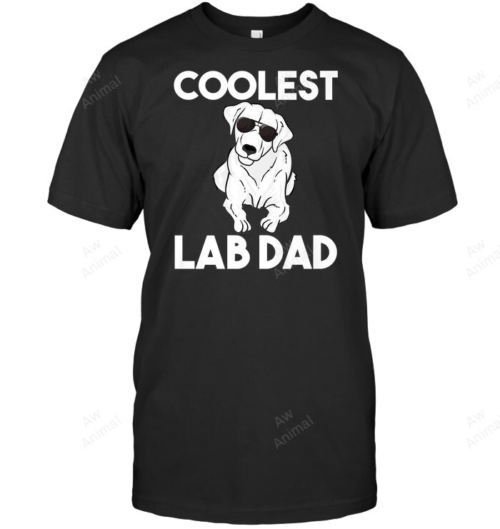 Coolest Lab Dad Men Sweatshirt Hoodie Long Sleeve T-Shirt