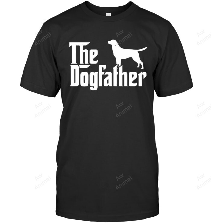 The Dogfather Labrador Retriever Dogs Men Sweatshirt Hoodie Long Sleeve T-Shirt