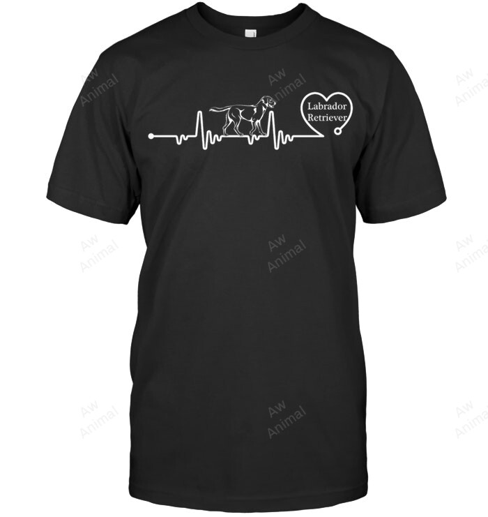 Labrador Retriever Heartbeat Sweatshirt Hoodie Long Sleeve Men Women T-Shirt