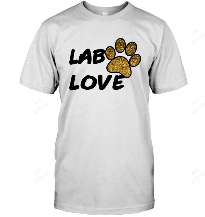 Labrador Lab Love Paw Sweatshirt Hoodie Long Sleeve Men Women T-Shirt