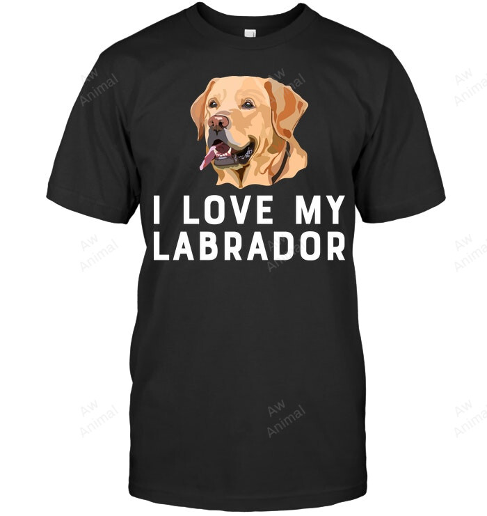 I Love My Yellow Labradors Sweatshirt Hoodie Long Sleeve Men Women T-Shirt