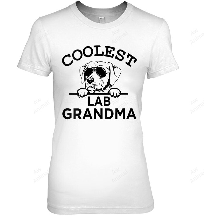 S Black Labrador Mom Coolest Lab Grandma Women Sweatshirt Hoodie Long Sleeve T-Shirt