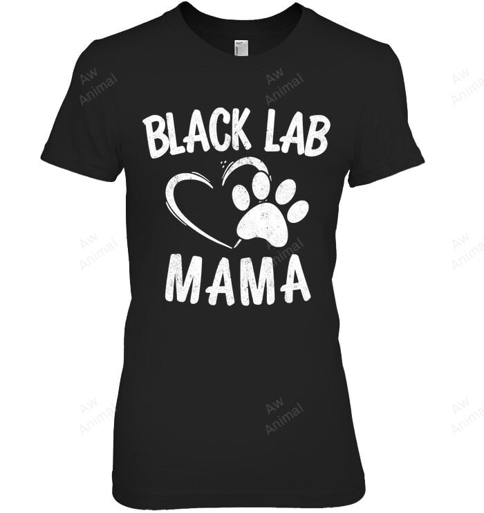 Fun Black Lab Mama Dog Owner Labrador Mom Women Sweatshirt Hoodie Long Sleeve T-Shirt