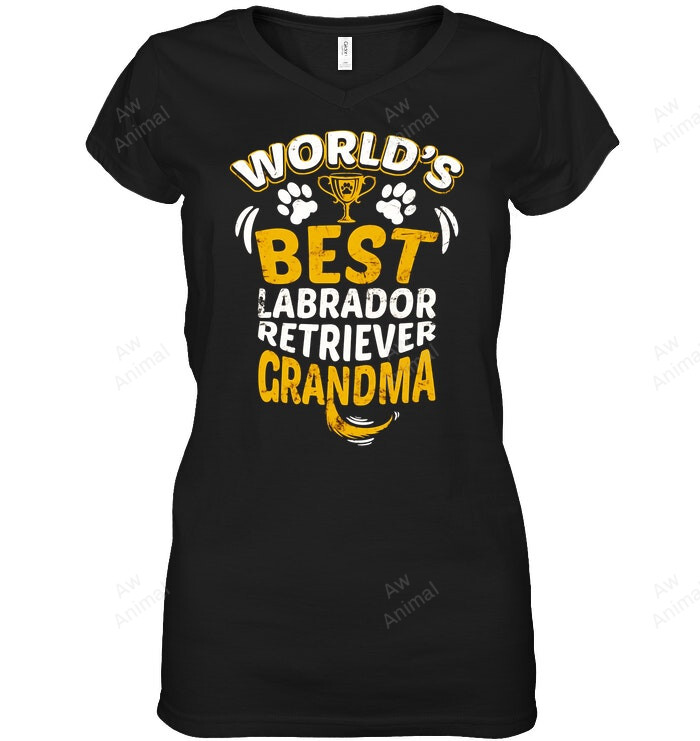 World's Best Labrador Grandma Women Sweatshirt Hoodie Long Sleeve T-Shirt