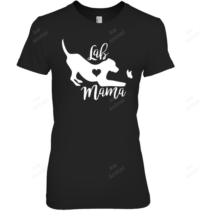 Labrador Mama Lab Mama Women Sweatshirt Hoodie Long Sleeve T-Shirt