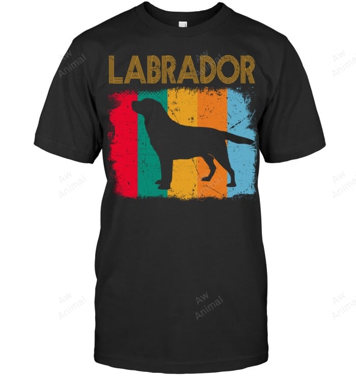 Vintage Labrador Retriever Funny Sweatshirt Hoodie Long Sleeve Men Women T-Shirt