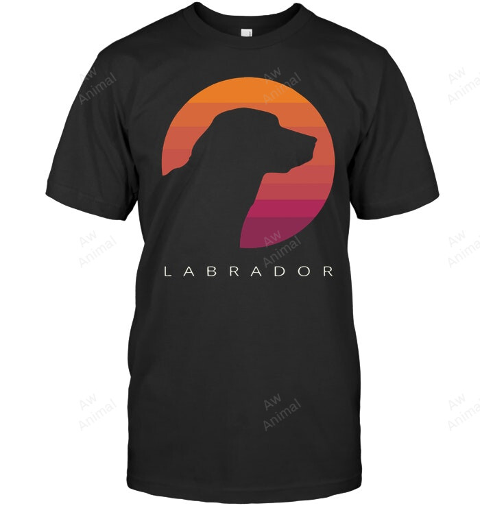 Retro Style Labrador Retriever Classic Sweatshirt Hoodie Long Sleeve Men Women T-Shirt