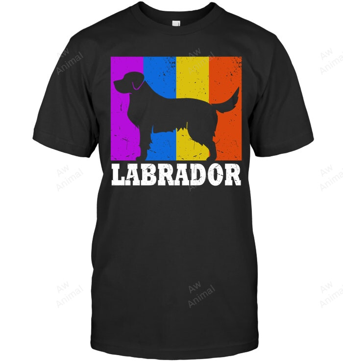 Labrador Vintage Style Sweatshirt Hoodie Long Sleeve Men Women T-Shirt