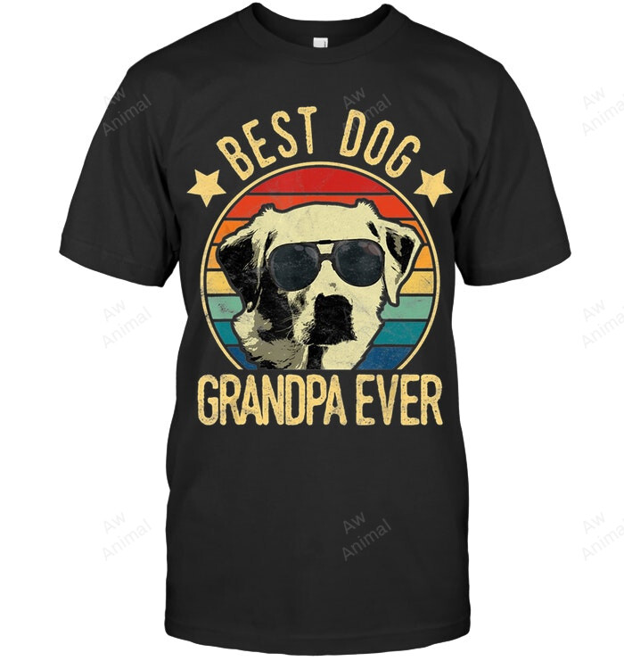Best Dog Grandpa Ever Labrador Retrievers Men Sweatshirt Hoodie Long Sleeve T-Shirt