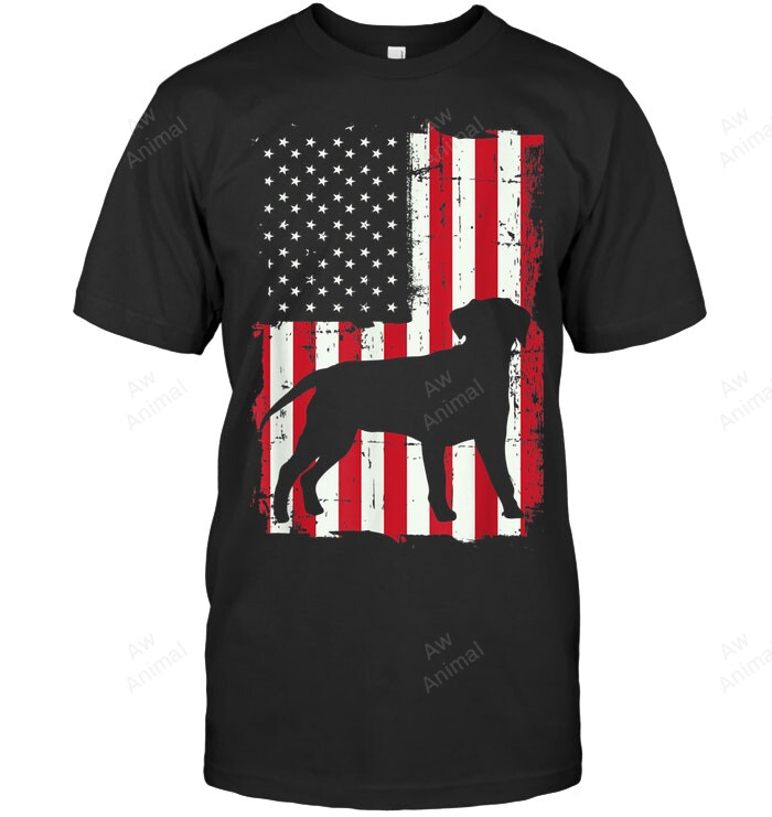 American Flag Usa Labrador Retriever Lab Dog Breed Sweatshirt Hoodie Long Sleeve Men Women T-Shirt