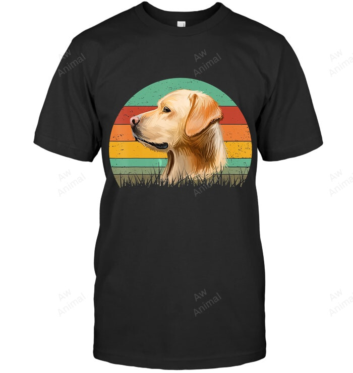 Dogs 365 Retro Labrador Retriever Dog Vintage Style Sweatshirt Hoodie Long Sleeve Men Women T-Shirt