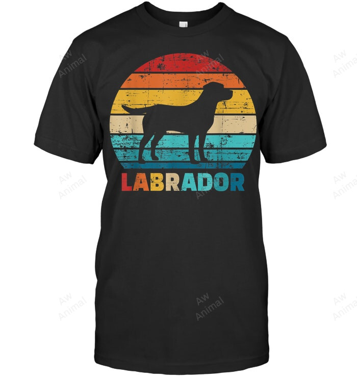 Labrador Vintage Sweatshirt Hoodie Long Sleeve Men Women T-Shirt