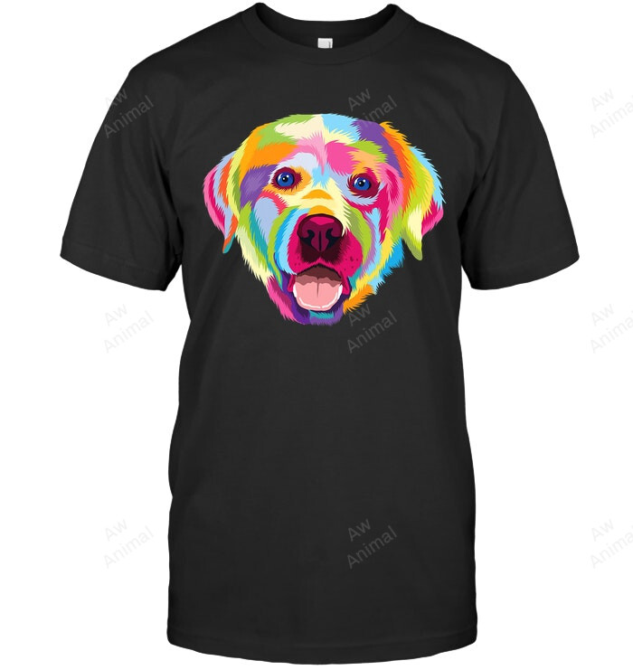 Pop Art Labrador Retriever Cool Lab Dog Lover Sweatshirt Hoodie Long Sleeve Men Women T-Shirt