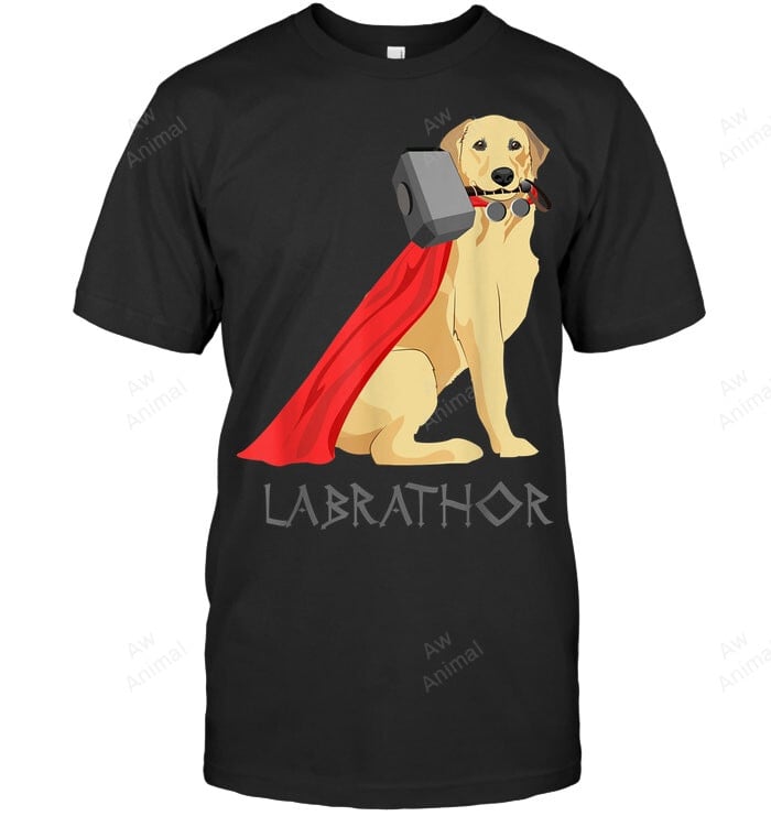 Labrathor Labrador Retriever Lab Dog Lover Sweatshirt Hoodie Long Sleeve Men Women T-Shirt