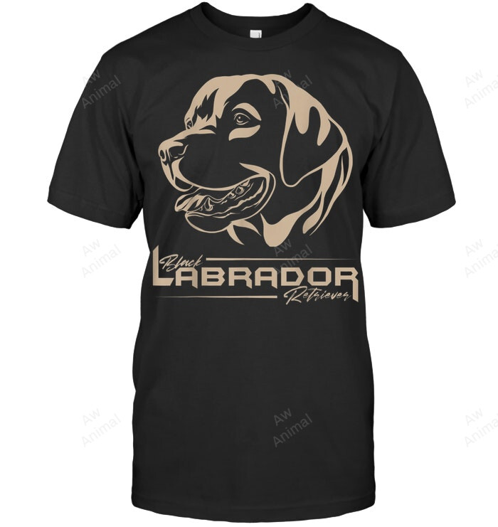 Black Labrador Retriever Sweatshirt Hoodie Long Sleeve Men Women T-Shirt