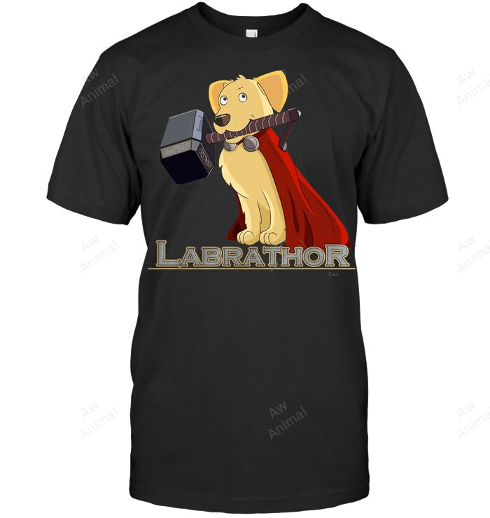 Labrathor Funny Labrador Sweatshirt Hoodie Long Sleeve Men Women T-Shirt