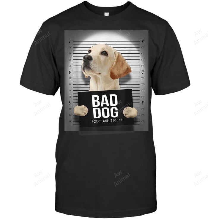 Labrador Retriever Bad Dog Sweatshirt Hoodie Long Sleeve Men Women T-Shirt
