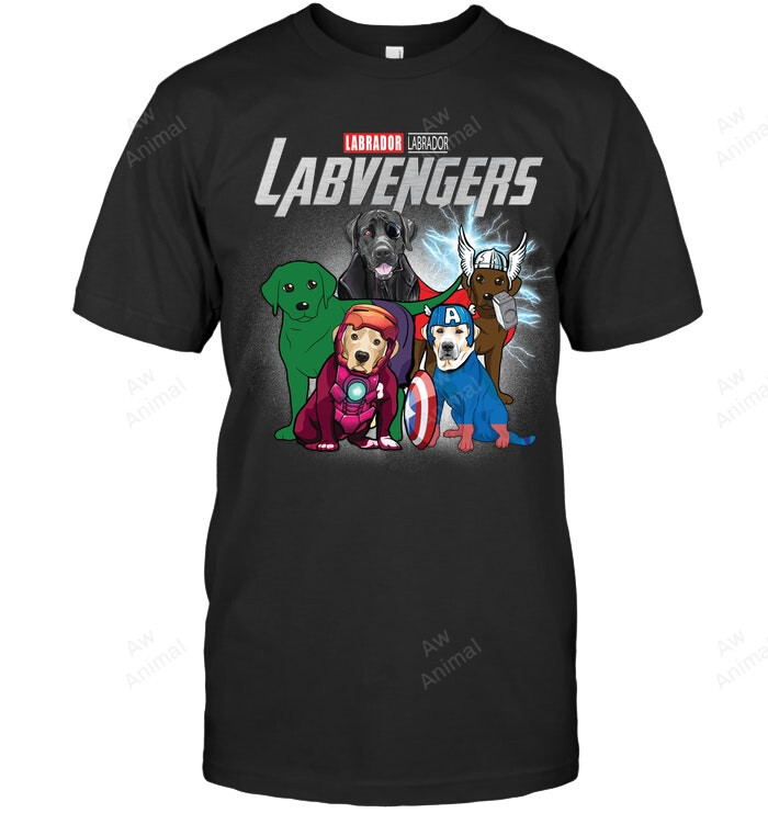 Labvengers Labrador Sweatshirt Hoodie Long Sleeve Men Women T-Shirt