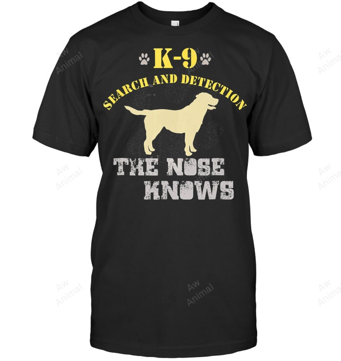 K9 Detection Dog Labrador Retriever 1 Sweatshirt Hoodie Long Sleeve Men Women T-Shirt