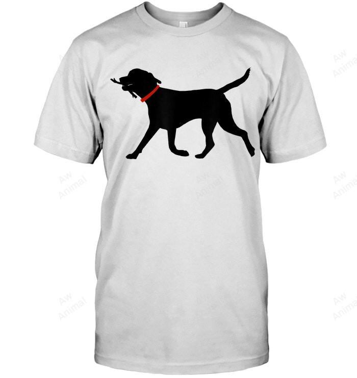 Labrador Retriever Play Fetch Black Lab Sweatshirt Hoodie Long Sleeve Men Women T-Shirt