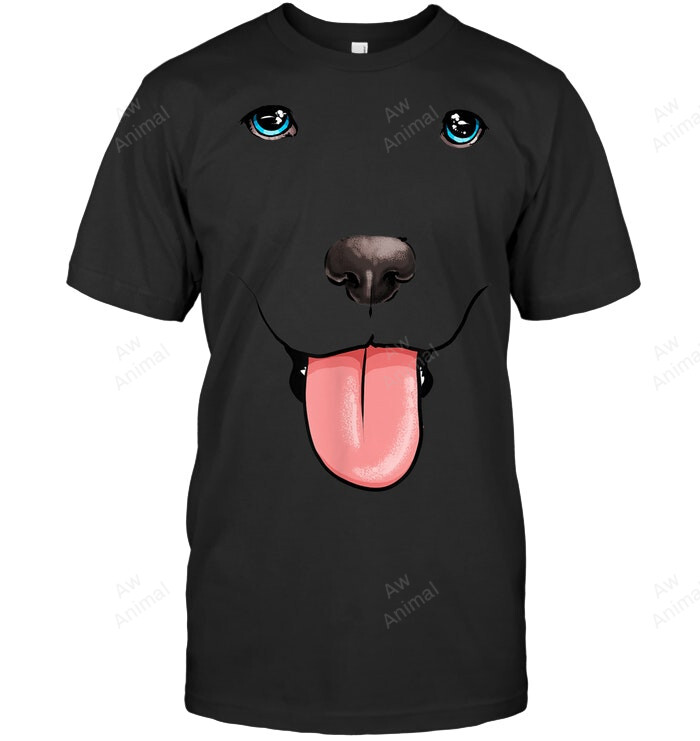 Labrador Face Lab Dog Costume I Love My Labrador Sweatshirt Hoodie Long Sleeve Men Women T-Shirt
