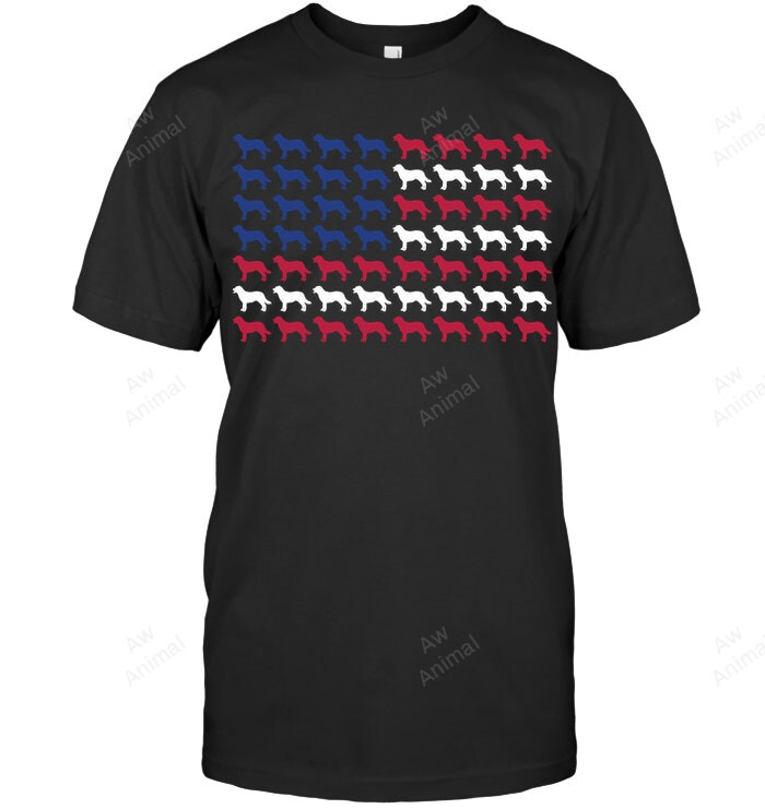 Labrador Retriever American Flag Usa Patriotic Dog Lover Sweatshirt Hoodie Long Sleeve Men Women T-Shirt