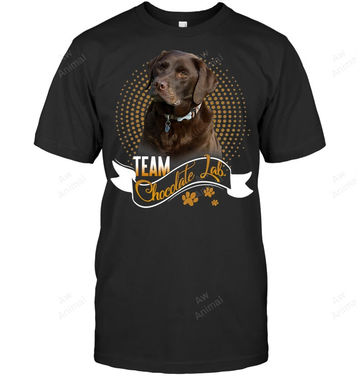 Labrador Retriever Team Chocolate Lab Sweatshirt Hoodie Long Sleeve Men Women T-Shirt