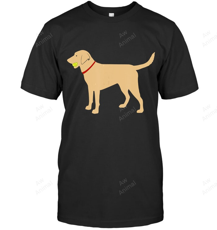 Labrador Retriever Fetch Yellow Lab Play Ball Sweatshirt Hoodie Long Sleeve Men Women T-Shirt