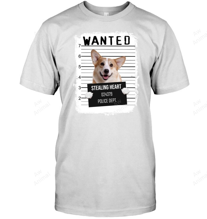 Corgi Wanted Stealing Heart Sweatshirt Hoodie Long Sleeve Men Women T-Shirt