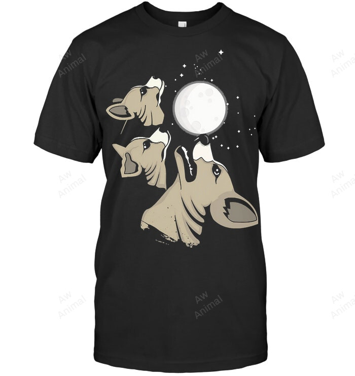 Three Corgi Moon Wolf Parody Adorable Corgis Dog Sweatshirt Hoodie Long Sleeve Men Women T-Shirt