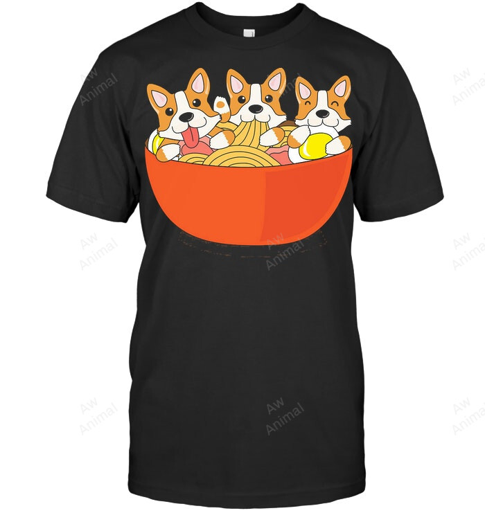Corgi Japanese Ra Sweatshirt Hoodie Long Sleeve Men Women T-Shirt