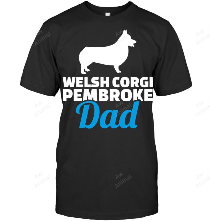 Welsh Corgi Pembroke Dad Men Sweatshirt Hoodie Long Sleeve T-Shirt