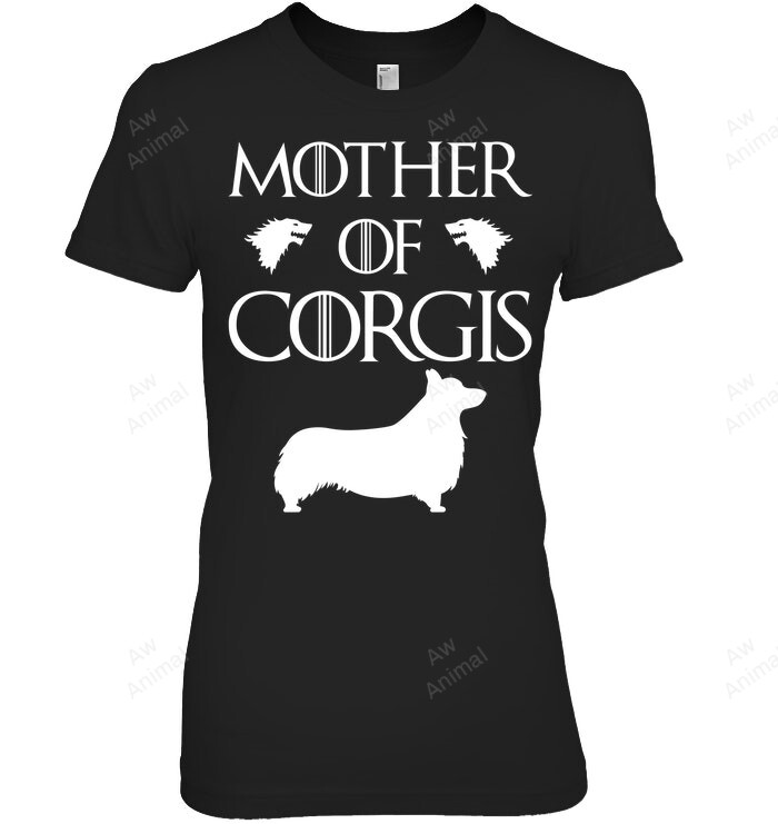 Mother Corgi Women Sweatshirt Hoodie Long Sleeve T-Shirt