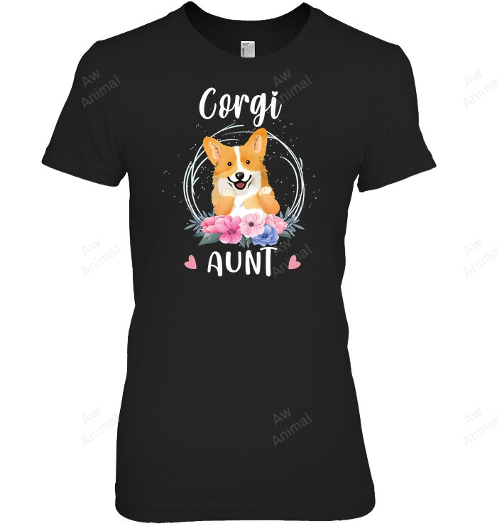 Corgi Aun Corgi Dog Lover Women Sweatshirt Hoodie Long Sleeve T-Shirt