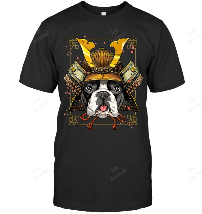 Samurai French Bulldog Dog Warrior Samurai Lovers Sweatshirt Hoodie Long Sleeve Men Women T-Shirt