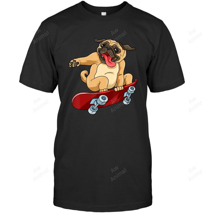 Skateboarder Bulldog Frenchie Skateboard Skateboarding Skate Frenchie French Bulldog Sweatshirt Hoodie Long Sleeve Men Women T-Shirt