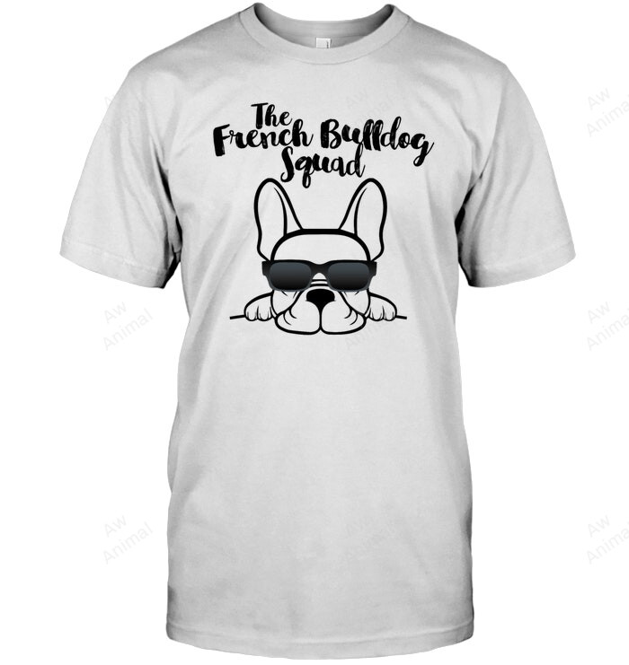 French Bulldog Squad Frenchie Sweatshirt Hoodie Long Sleeve Men Women T-Shirt