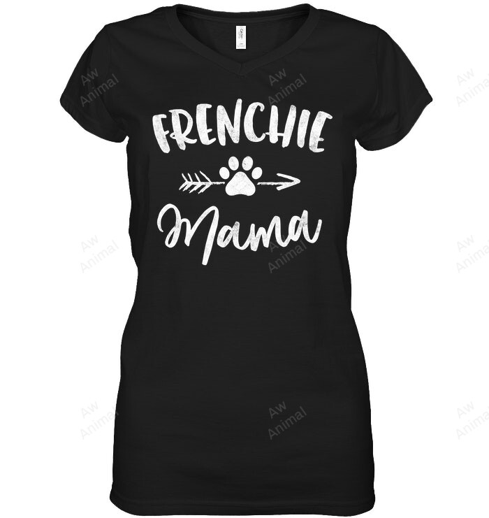 Frenchie Mama French Bulldog Lover Owner Dog Mom Mother Women Sweatshirt Hoodie Long Sleeve T-Shirt