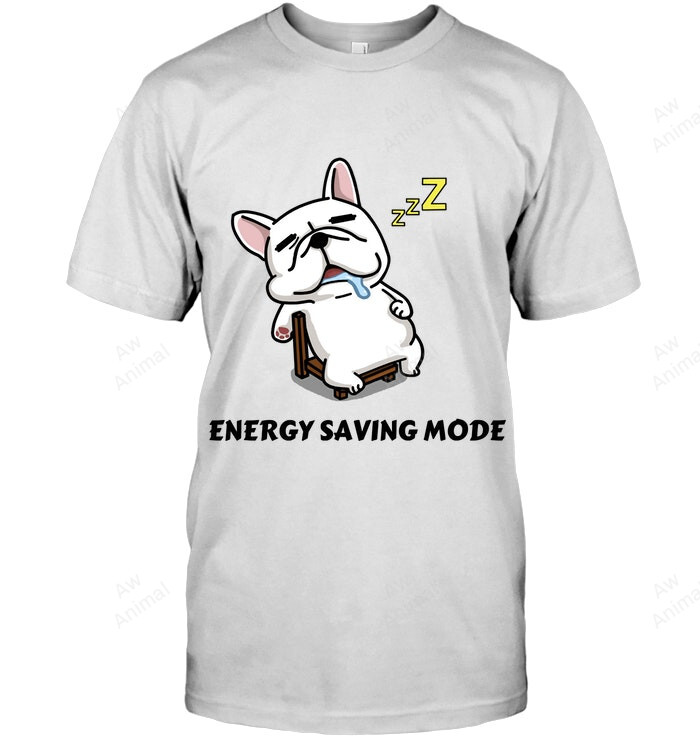 Energy Saving Mode Sleeping Frenchie Sweatshirt Hoodie Long Sleeve Men Women T-Shirt
