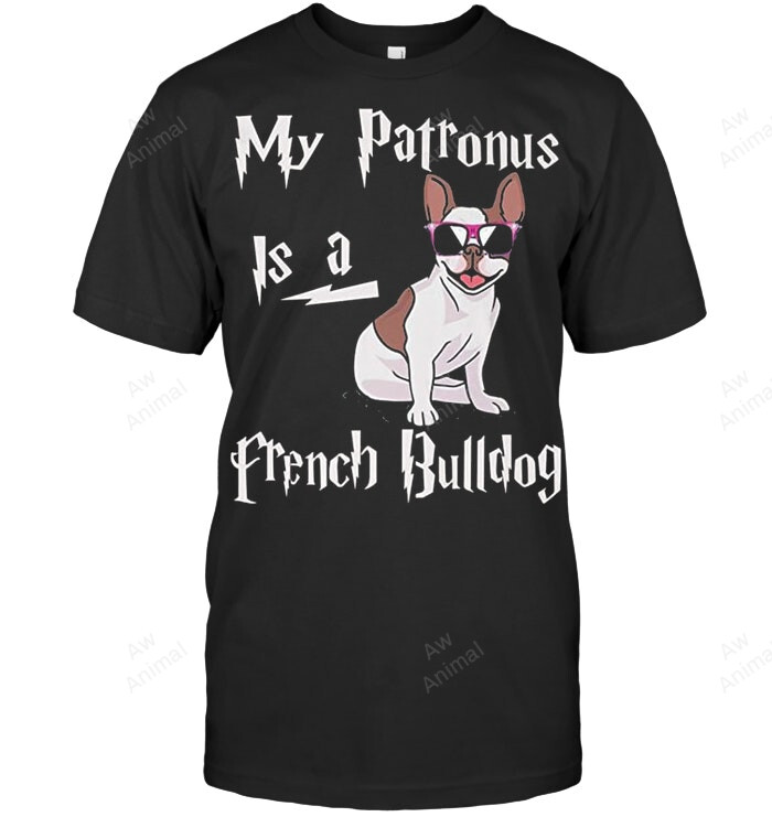 My Patronus Is A French Bulldog Sweatshirt Hoodie Long Sleeve Men Women T-Shirt