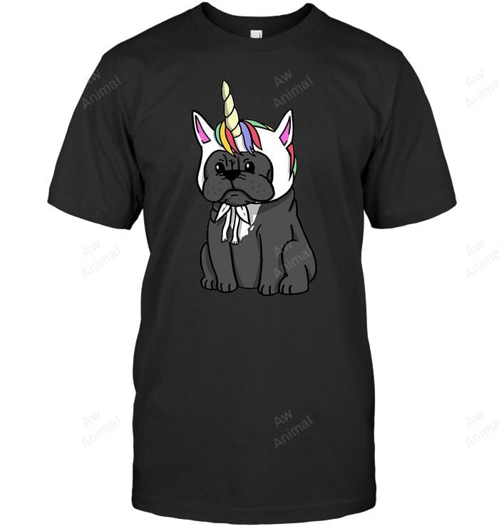 French Bulldog Unicorn Sweatshirt Hoodie Long Sleeve Men Women T-Shirt