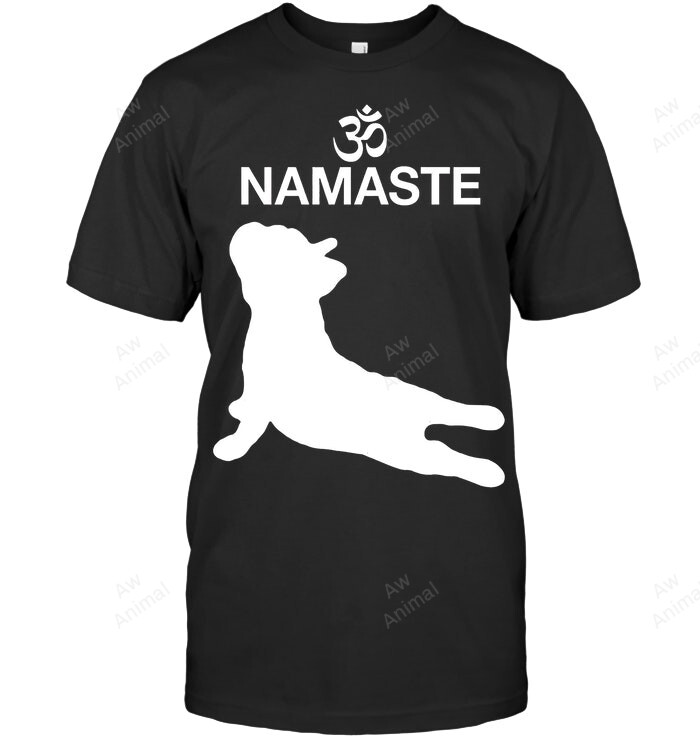 Namaste French Bulldog Sweatshirt Hoodie Long Sleeve Men Women T-Shirt