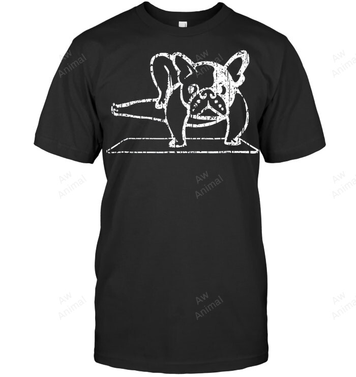 Frenchie French Bulldog Yoga For Sweatshirt Hoodie Long Sleeve Men Women T-Shirt