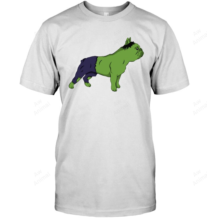 The Hulk Frenchie French Bulldog 13 Sweatshirt Hoodie Long Sleeve Men Women T-Shirt