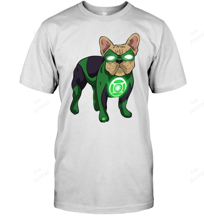 Frenchie Green Frenchie French Bulldog 63 Sweatshirt Hoodie Long Sleeve Men Women T-Shirt