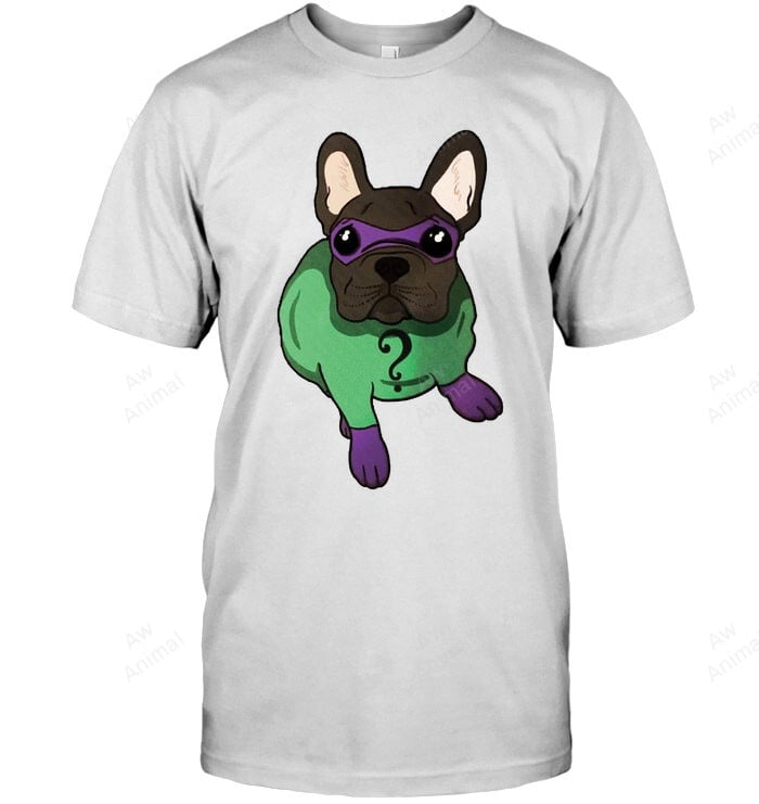 The Riddler Frenchie French Bulldog 11 Sweatshirt Hoodie Long Sleeve Men Women T-Shirt