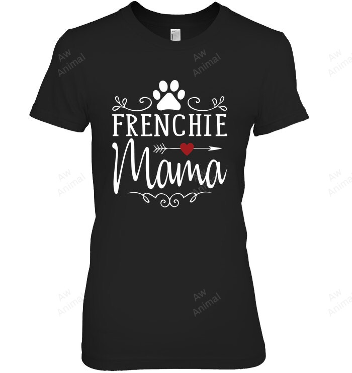 Frenchie Mama Women Sweatshirt Hoodie Long Sleeve T-Shirt